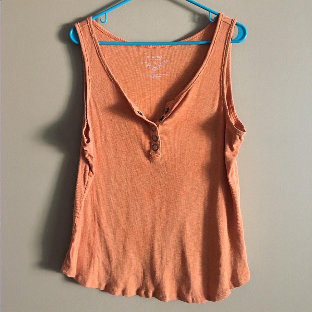 Sonoma Button Orange Tank